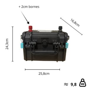 Batterie lithium pêche nautisme Powee