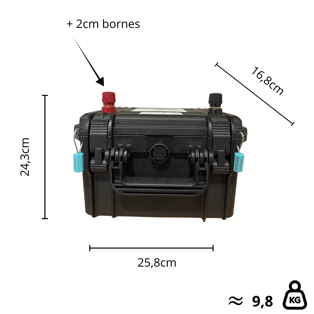 Batterie lithium pêche nautisme Powee