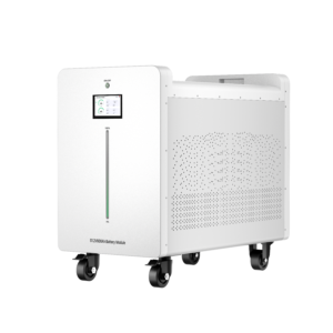 Batterie Powee PWS-48-628 32 kWh — installation sol industriel dimensions 800x430x610mm
