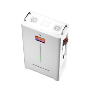 Batterie Powee 51.2V 314Ah stockage solaire — installation murale rack 19 pouces